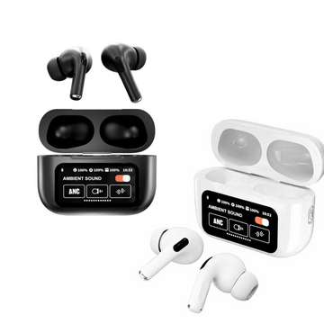 A9 Smart Wireless Earbuds with Touchscreen, ANC & ENC